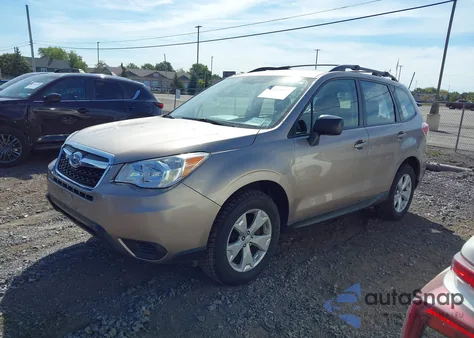 2016 Subaru Forester 2.5I из США, поврежденный, VIN JF2SJABC6GH449392